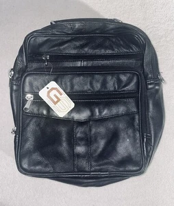BOLSO NEGRO DE CUERO GIROMY SAMONI - NUEVO CON ETIQUETAS - Imagen 1 de 13