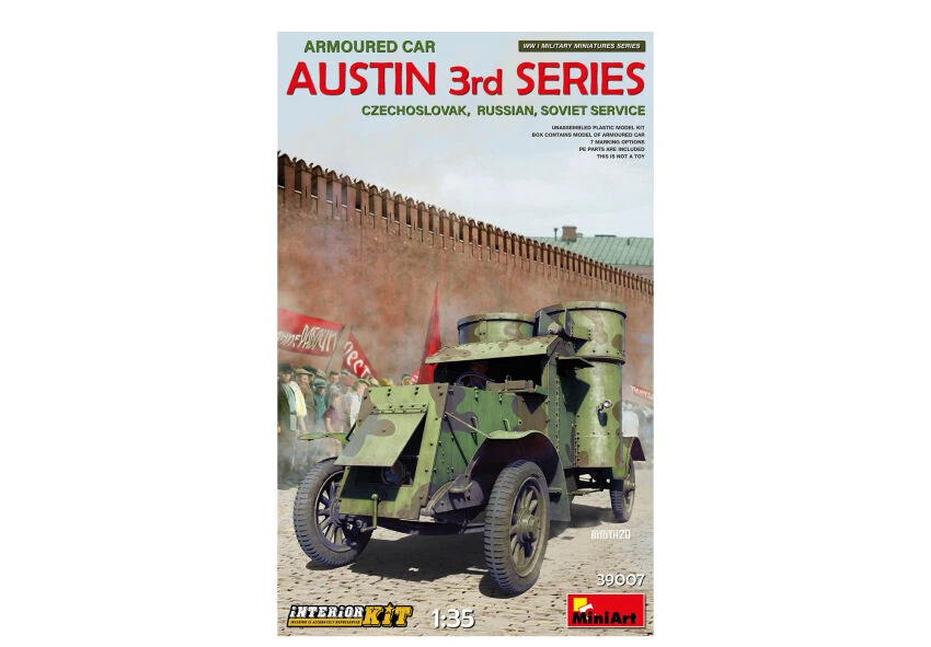 AUSTIN ARMORED CAR 3rd SERIES CZECH. RUSSIAN SOVIET SERVICE KIT 1:35 - Immagine 1 di 1