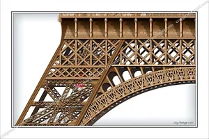 Eiffel,Tower,Eiffel Tower,Paris,Champ de Mars,1889 World's Fair,b - Picture 1 of 3