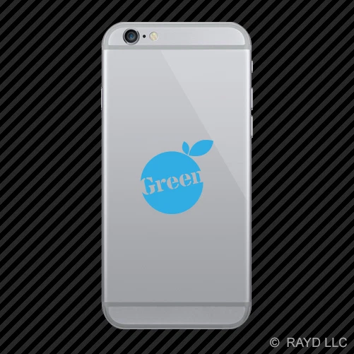 (2x) Pegatina Verde Teléfono Celular Móvil Go Verde Ambiental #4 Muchos Colores Foto 1 de 1