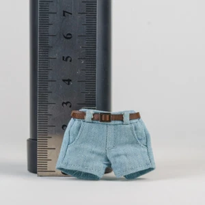 1/12 Light Blue Trend Denim Shorts Clothes Model Fit 6'' Female Action Figure - Picture 1 of 6