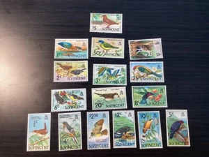 ICOLLECTZONE Saint Vincent 279-294 VF NH birds - Picture 1 of 1