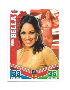 Carte catch Slam Attax Mayen 2010 Rouge - Brie Bella - Picture 1 of 2