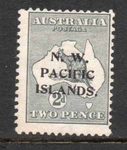 1915 New Guinea NWPI (Mint) Kangaroo Two Pence 2d Grey. 1st Wmk. Die 1. SG73 - Picture 1 of 2