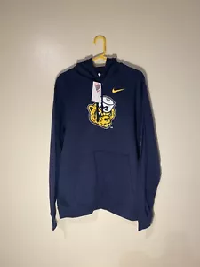 Nike Michigan Wolverines Hoodie Men XL Navy Blue Throwback NCAA BV8306-419 - Picture 1 of 9