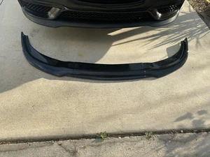 FOR 2015-22 CHRYSLER 300 C S TOURING SPORT SRT GLOSS BLACK GT FRONT LIP SPLITTER - Picture 1 of 1