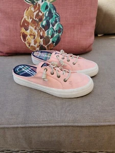 Sperry Women's Crest Vibe Mule Sneaker - Size 6.5 Pink - Picture 1 of 12