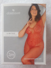 Bodystocking rouge taille XL/XXL N112 Obsessive (cal)