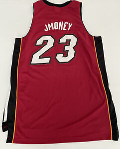 J Money Rapper Miami Heat NBA Jersey #23 Red Large L 0124a