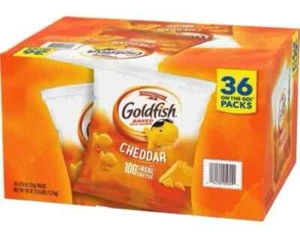 Pepperidge Farm Goldfish Cheddar Crackers, 1.25 oz., 36 pk - Picture 1 of 6