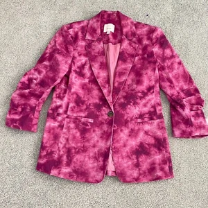 Cinc a Sept Tie Dye Blazer in Red Purple US2 - Picture 1 of 9