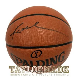 KOBE BRYANT HAND SIGNED SPALDING BASKETBALL NBA LAKERS LEGEND LEBRON JORDAN - Picture 1 of 1