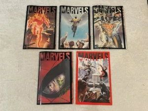 MARVELS 0 1-4 BY KURT BUSIEK & ALEX ROSS!!! SPIDER-MAN COVER SIGNED BY ALEX ROSS - Picture 1 of 6