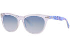 Lilly Pulitzer Miraval CR Sunglasses Women's Crystal/Brown/Blue Mirror 53mm