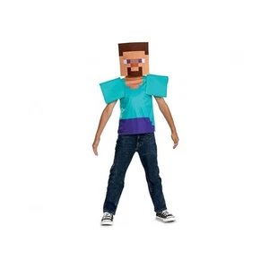Costume Minecraft Steve Essential, età 7-8 anni - Foto 1 di 5