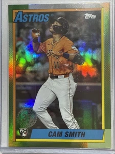 2025 Topps Update Cam Smith 1990 #U90-44 Foil  RC Houston Astros - Picture 1 of 5