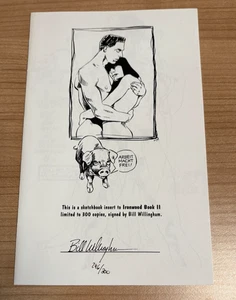 Bill Willingham Ironwood II Sketchbook Signed & Numbered 246/300 Fantagraphics - Picture 1 of 2