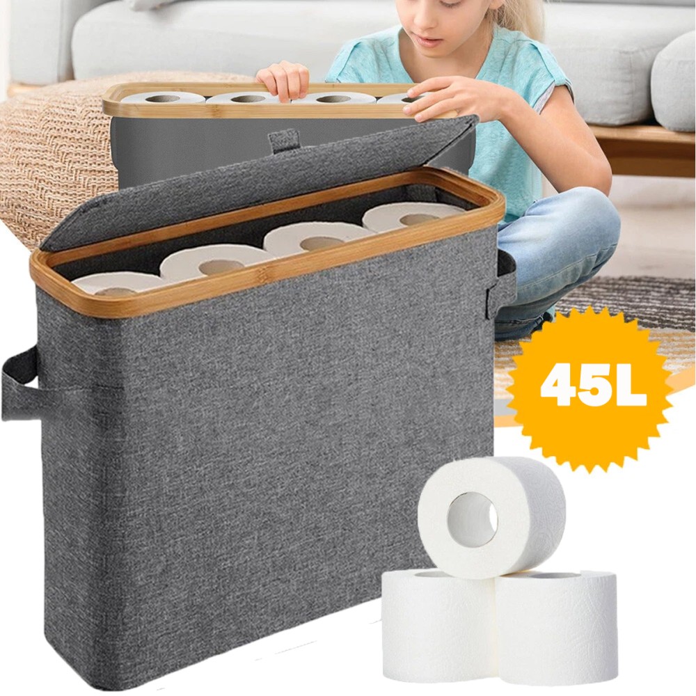 Toilettenpapier Aufbewahrungskorb - Großer Vorratskorb Fürs Badezimmer