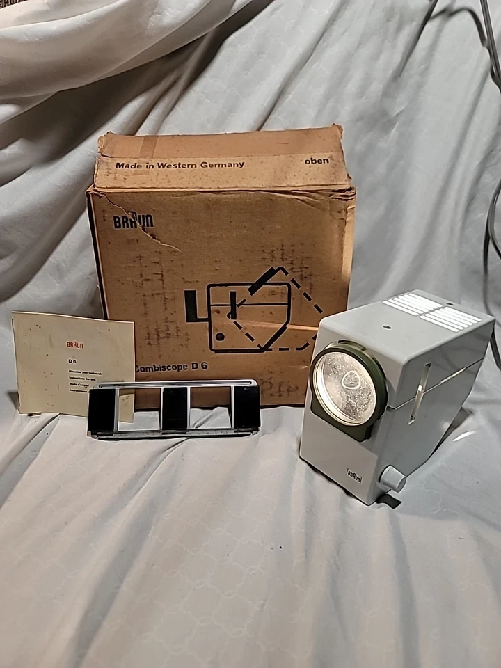 Lámpara de pie/proyector Braun Combiscope D6 de fabricación alemana modelo años 60 Foto 1 de 4
