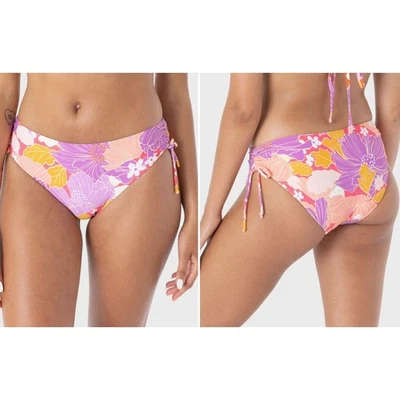 Parte inferior completa de bikini Roxy Bell Bottoms Bloom Hipster de encaje - nueva con etiquetas talla pequeña  Foto 1 de 4