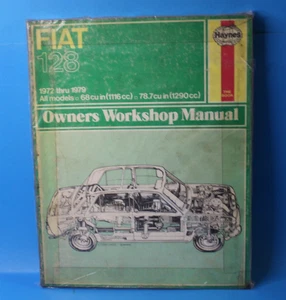 Paper Back Haynes Repair Manual #087 The Book Fiat 128 U.S. 72-79 - Picture 1 of 4