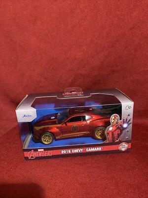 Jada Toys: Marvel Avengers Ironman 2016 Chevy Camaro 1/32 Scale Brand New In Box - Image 1 of 3