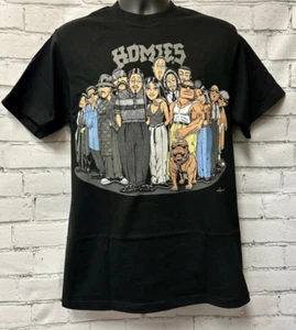 Camiseta DGA Homies Grupo Foto Lowrider Chicano Arte David Gonzales - Imagen 1 de 2