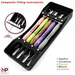 Dental Komposit Füllungsinstrumente LM Set Silikongriff bunt 5 Stück - Bild 1 von 10