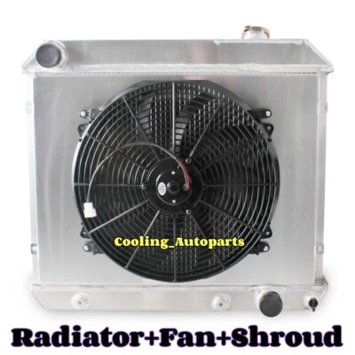 For 1963 1964 1965 66 Chevy Suburban C10 C20 C30 Pickup 3Row Radiator+Shroud+Fan Foto 1 de 4
