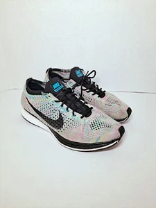 Nike Flyknit Racer Multicolor 2.0 Running Shoes 526628-304 Mens Size 7 W8.5 - Picture 1 of 7