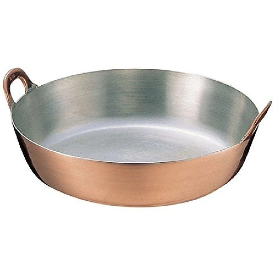 Padella Frittura In Rame TEMPURA Giapponese 27 Cm Fatta In Giappone - Immagine 1 di 1