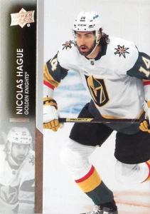 Nicolas Hague 2021-22 Upper Deck Hockey Series 1 Card #181 Vegas Golden Knights - Picture 1 of 2