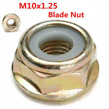 10x Universal M10x1.25 LH Thread Blade Nuts for Strimmer Brush Cutter Trimmer