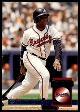 1994 Donruss Baseball Card Terry Pendleton Atlanta Braves #556