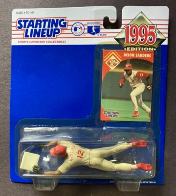 Figuras SLU Deion Sanders, Barry Larkin y Reggie Sanders - Cincinnati Reds Foto 1 de 3