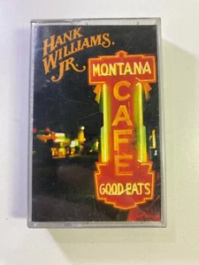 Hank Williams Jr Montana Cafe 1986 Warner Bro Good Condition Audio Cassette Tape - Picture 1 of 4