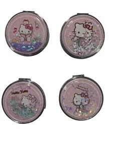 Miss Mirro x Hello Kitty Compact Mirror - 2 Mirrors Inside Regular/Magnified 1pc - Picture 1 of 1
