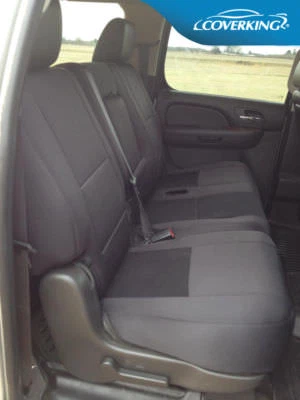 Fundas de asiento traseras Neosupreme Toyota Tundra Custom Fit de Coverking Foto 1 de 4