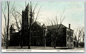Urbana~University Of Illinois Mathematics Library~Altgeld Hall~CU Williams c1910 - Picture 1 of 2