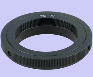Anillo adaptador de montaje en F lente T2/T para Nikon D3500 D3400 D3300 D3200 D3100 D3000 - Imagen 1 de 5