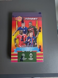 2022-23 Topps Finest Flashbacks UEFA Club Competitions Hobby Box IN HAND 