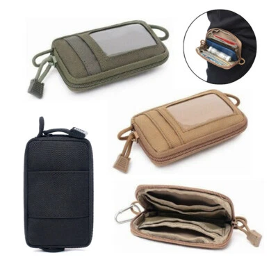 Tactical EDC Wallet 1000D Coin Card Bag Key Case Money Pocket Pouch Waist Pack - Image 1 of 4