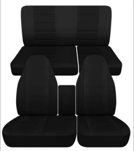 40/60 Front with console & Rear bench seat covers fits 1997-1999 Ford F150 truck - Bild 1 von 9