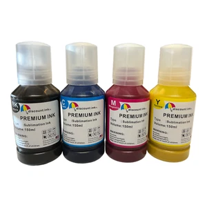 150ml Tusz sublimacyjny Zamiennik do Ecotank ET 2760 2720 2803 2850 522 502 - Zdjęcie 1 z 13