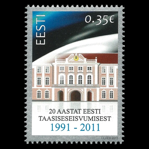 Estonia 2011 - Anniv of Restoration of Independence Architecture Sc 679 - MNH Cover