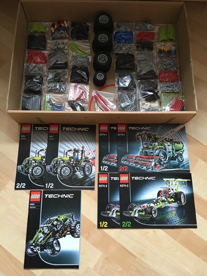 Lego Technic Technik 8274 Mähdrescher + 8284 Traktor Top Zustand ! 100% Komplett - Bild 1 von 1