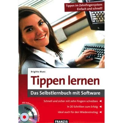 FRANZIS 3D Tipptrainer mit Begleitbuch "Tippen lernen" - Bild 1 von 3