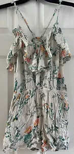 Monos sin mangas florales Billabong playables cuello volante - pequeños - Imagen 1 de 8