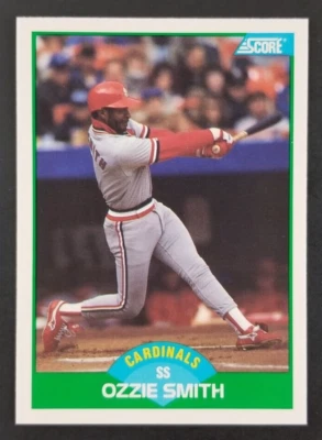 Ozzie Smith 1989 Score Baseball Card #80 (NM) - Image 1 of 2
