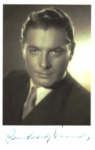 Rudolf Prack Original Signature On Card No. 1374 H